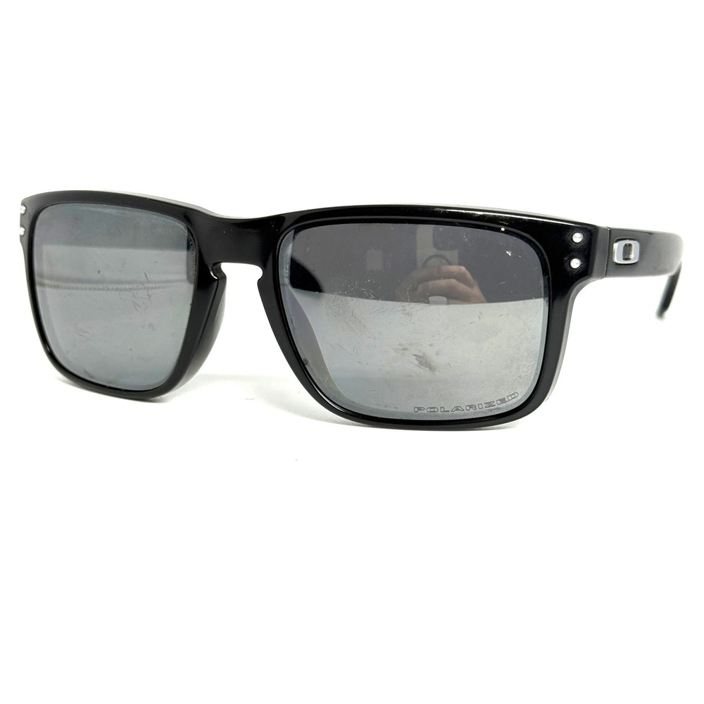 Oakley Holbrook Sunglasses Polished Black Polarized OO9102-01 55-18 137